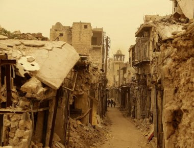 Χαλέπι: Ανεμοθύελλα στα χαλάσματα - Φωτό που κόβουν την ανάσα